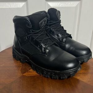 🔥🔥 ROCKY‎ 6" Alpha Force Combat Boots #2167 Black Leather Men Sz 9M - PERFECT